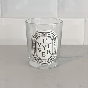 Diptyque candle glass Vetyver